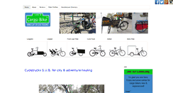 Desktop Screenshot of cargobikelane.com